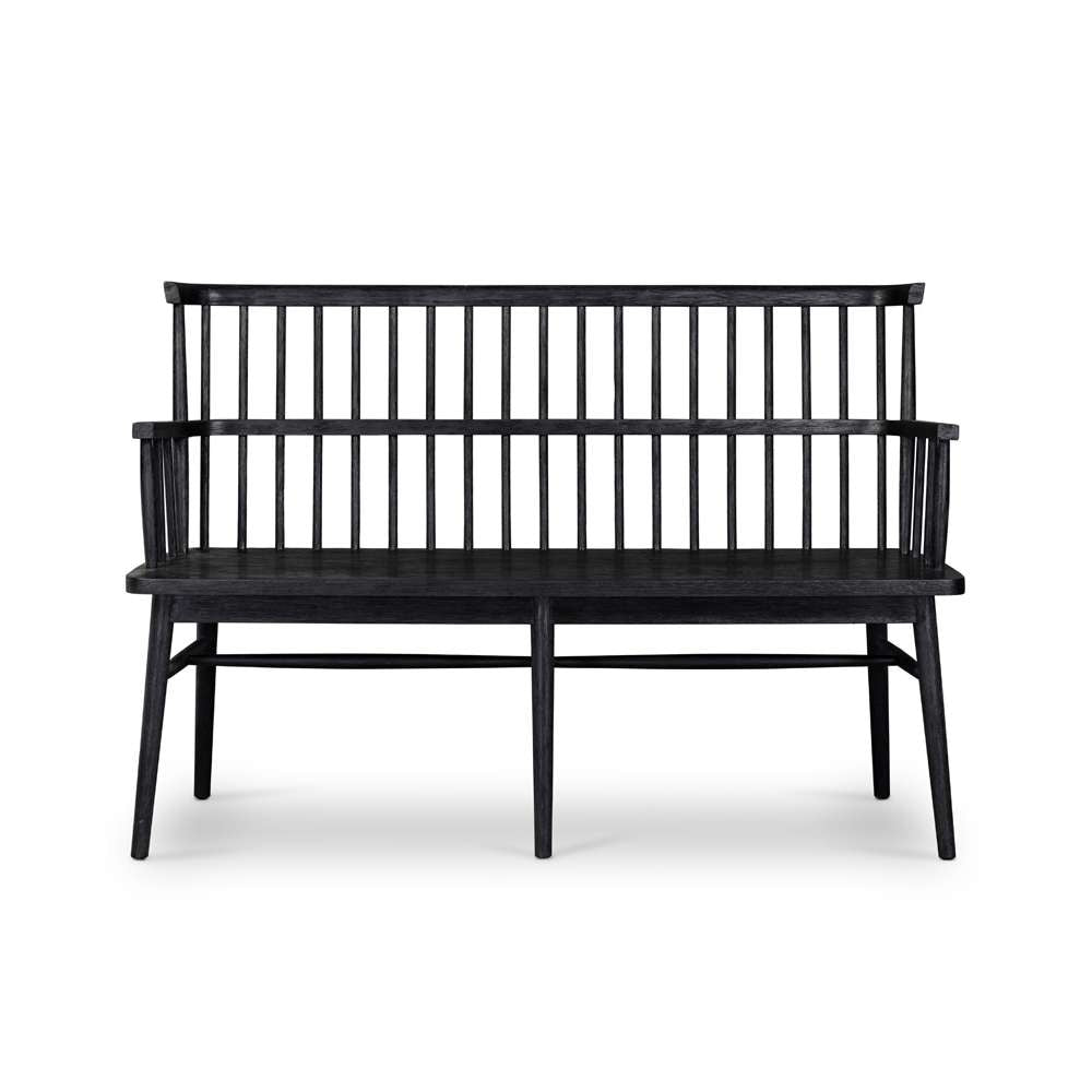 Four Hands - Aspen Bench - Black - 107652-011 veiw 3