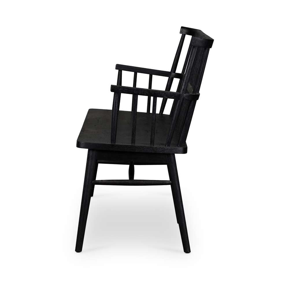 Four Hands - Aspen Bench - Black - 107652-011 veiw 4