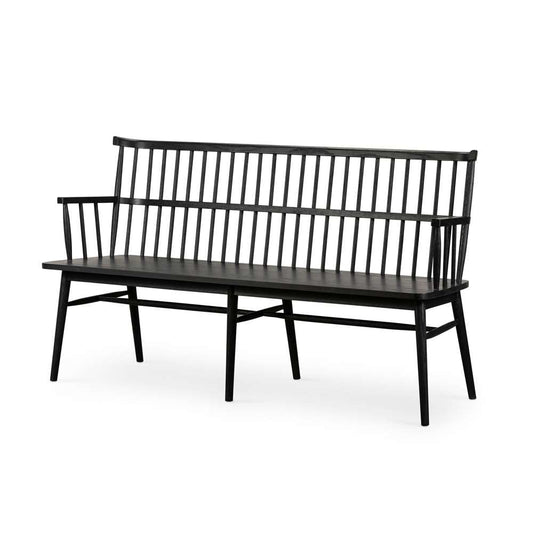Four Hands - Aspen Large Bench - Black Oak - 104499-003 veiw 1