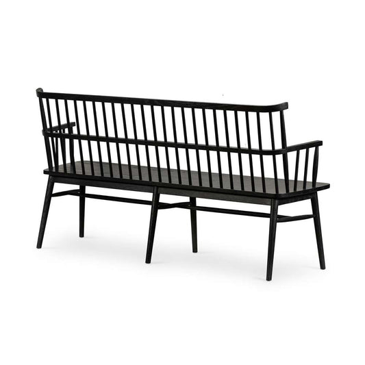 Four Hands - Aspen Large Bench - Black Oak - 104499-003 veiw 2