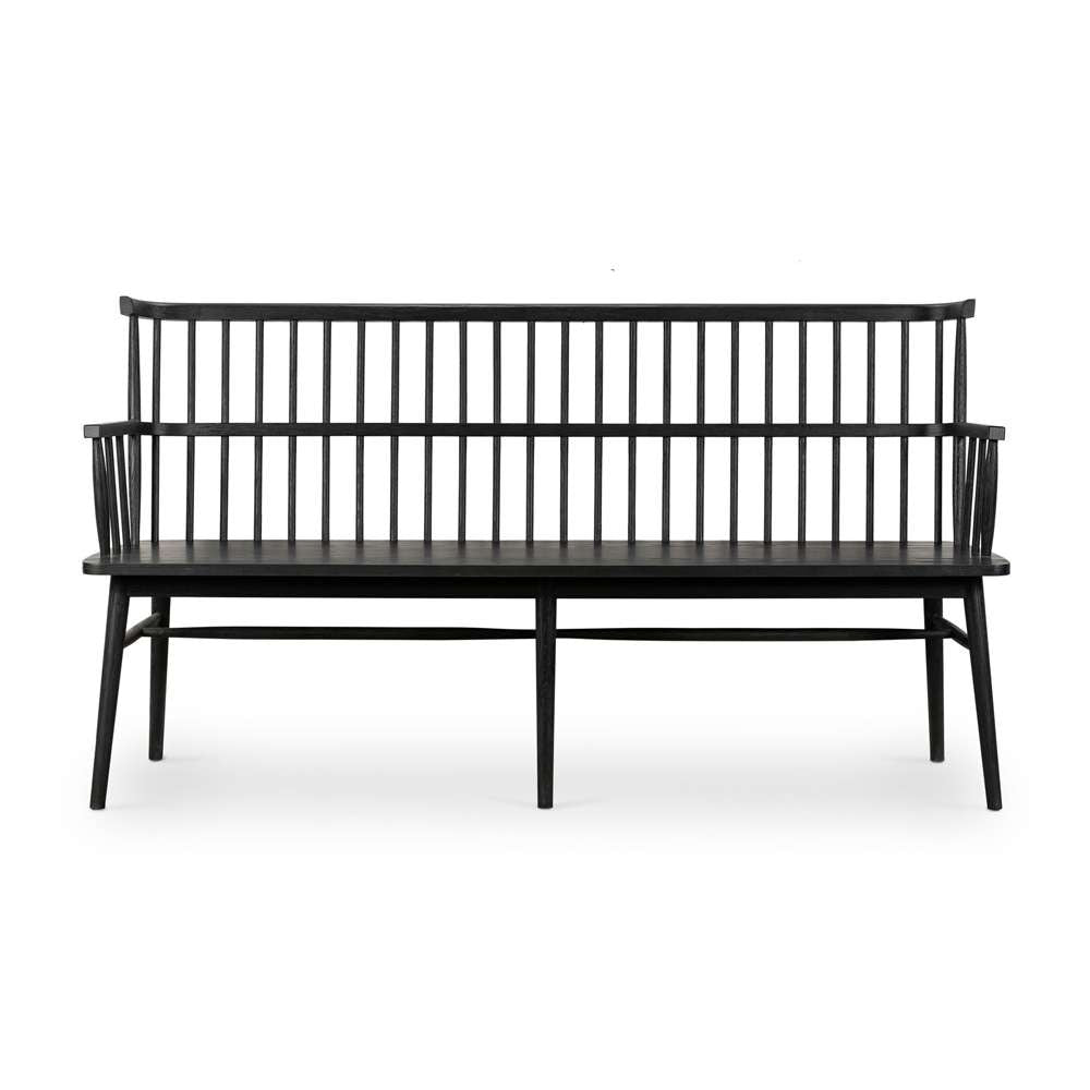 Four Hands - Aspen Large Bench - Black Oak - 104499-003 veiw 3