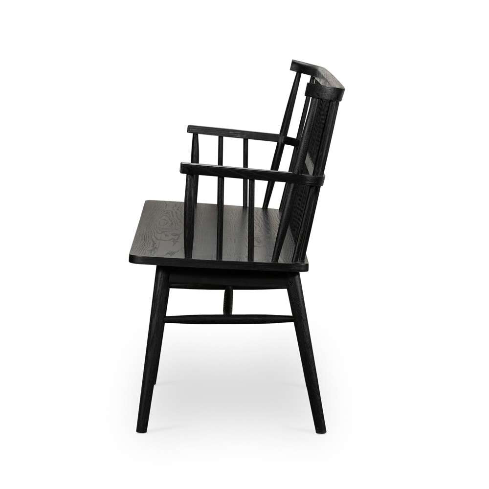 Four Hands - Aspen Large Bench - Black Oak - 104499-003 veiw 5