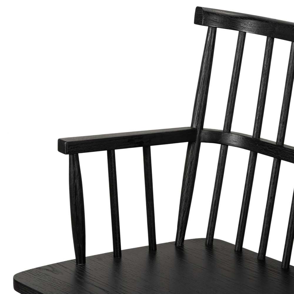 Four Hands - Aspen Large Bench - Black Oak - 104499-003 veiw 7