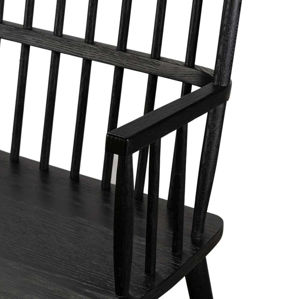 Four Hands - Aspen Large Bench - Black Oak - 104499-003 veiw 8