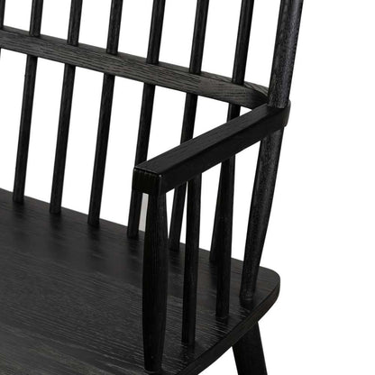 Four Hands - Aspen Large Bench - Black Oak - 104499-003 veiw 8
