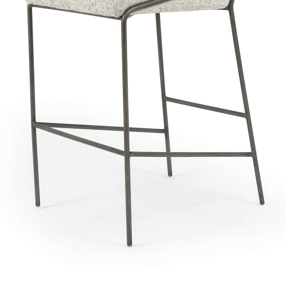 Four Hands - Astrud Bar Stool - Lyon Pewter - 105785-006 veiw 5