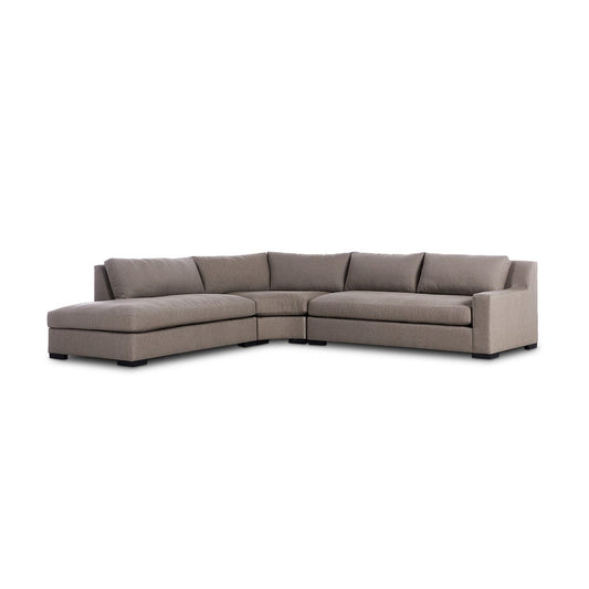 Four Hands - Atelier - Albany 3-Piece Sectional - Vesuvio Cafe - 237726-002_CLOSEOUT view 1