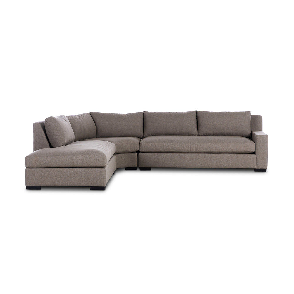 Four Hands - Atelier - Albany 3-Piece Sectional - Vesuvio Cafe - 237726-002_CLOSEOUT view 2