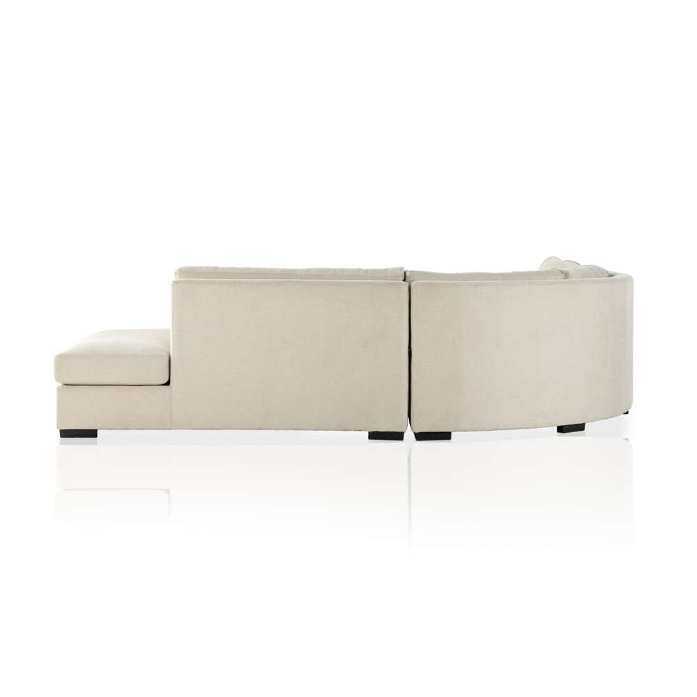 Four Hands - Atelier - Albany 3pc Laf Sectional-Alcott Fawn - 237725-001 veiw 2