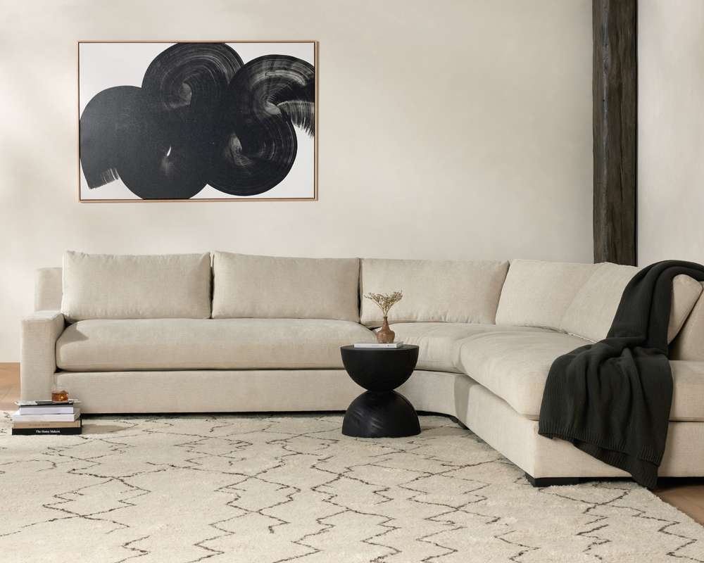 Four Hands - Atelier - Albany 3pc Laf Sectional-Alcott Fawn - 237725-001 veiw 6