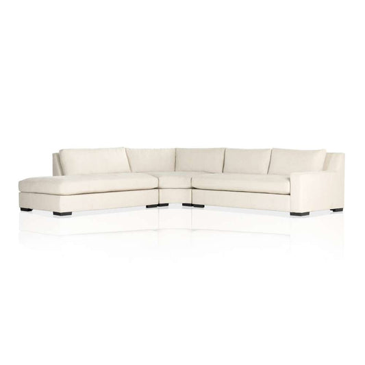 Four Hands - Atelier - Albany 3pc Raf Sectional-Alcott Fawn - 237726-001 veiw 1