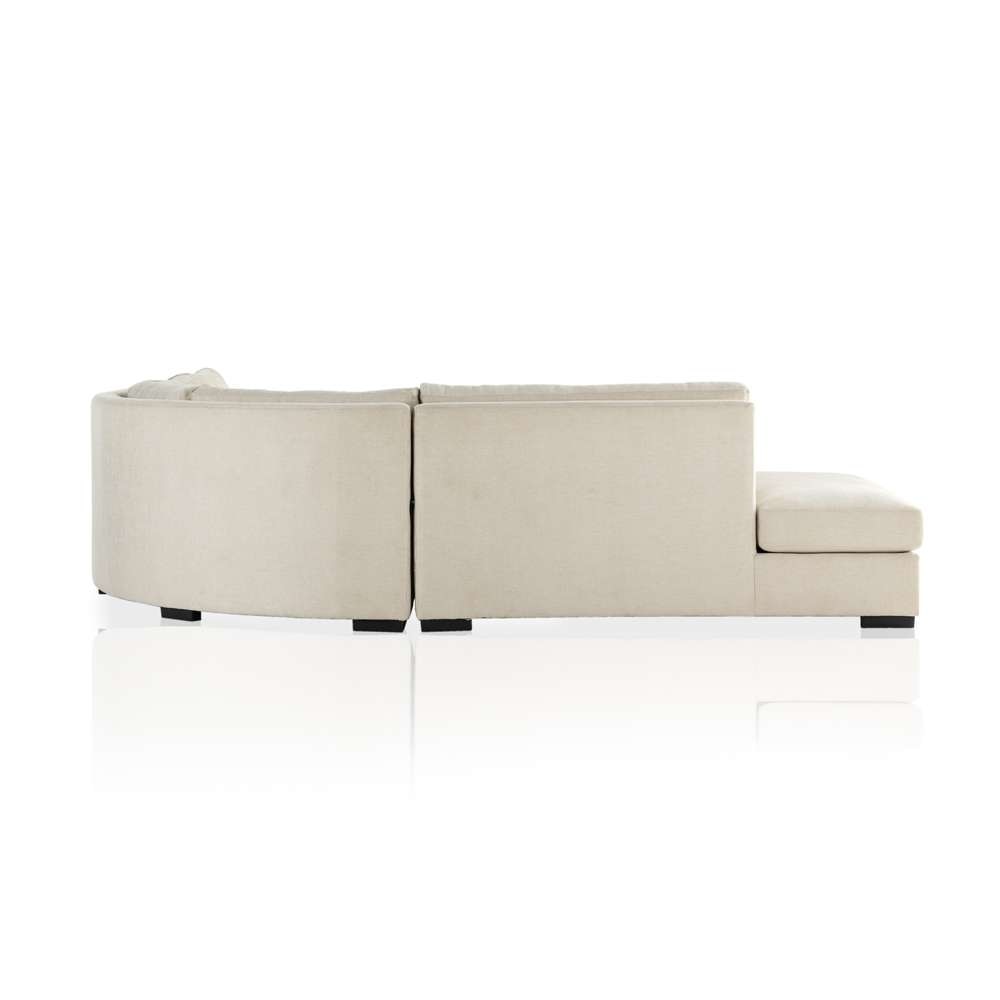 Four Hands - Atelier - Albany 3pc Raf Sectional-Alcott Fawn - 237726-001 veiw 2