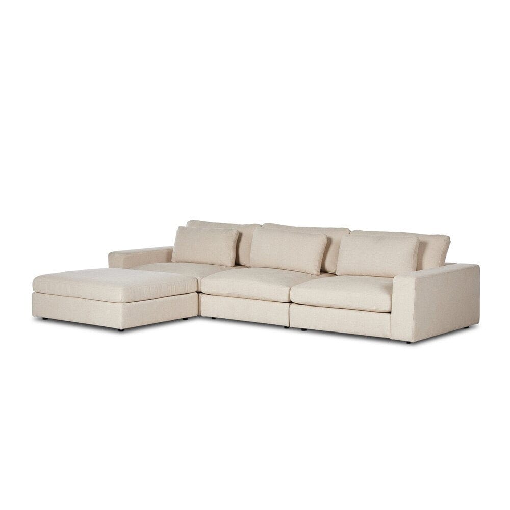 Four Hands - Atelier - Bloor 3-Piece Sectional - Clairmont Ivory - 106164-010 veiw 1