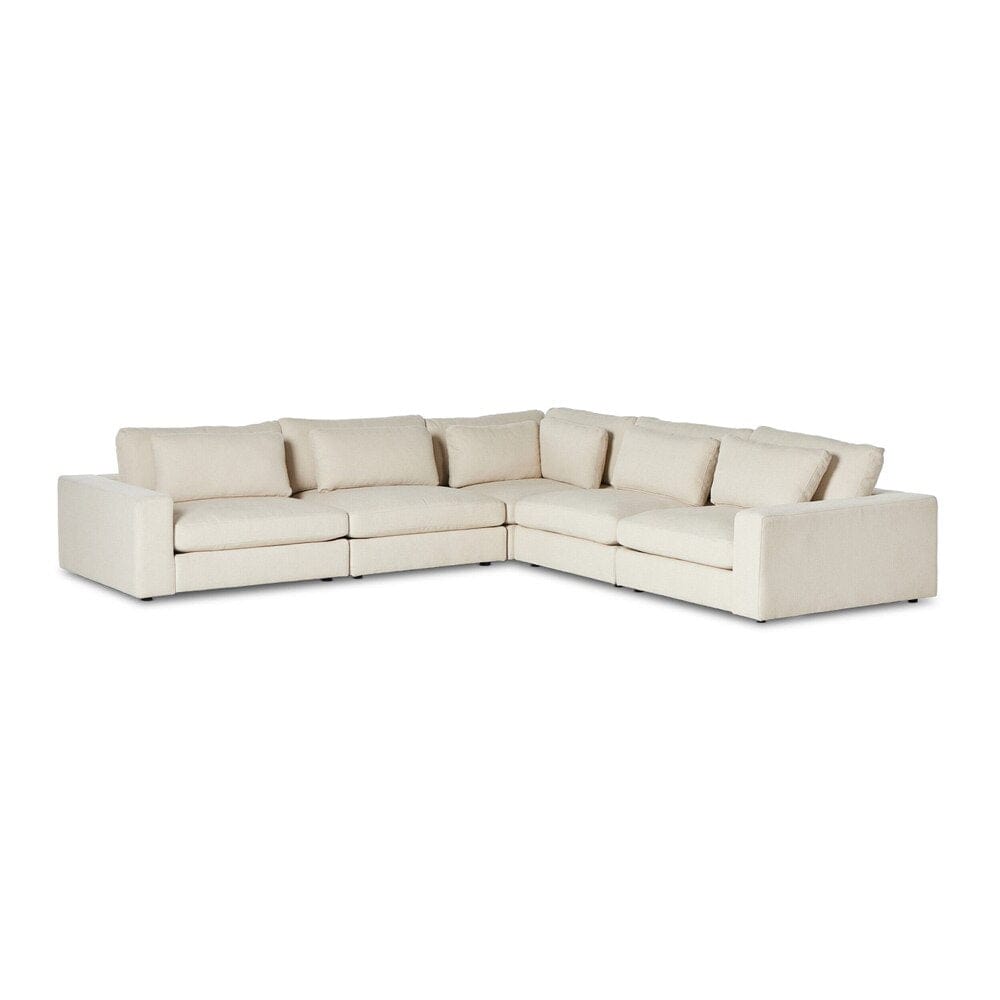 Four Hands - Atelier - Bloor 5-Piece Sectional - Clairmont Ivory - 106171-009 veiw 1