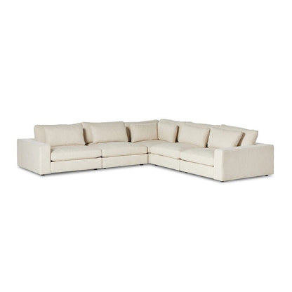 Four Hands - Atelier - Bloor 5-Piece Sectional - Clairmont Ivory - 106171-009 veiw 1