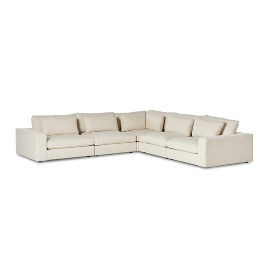 Four Hands - Atelier - Bloor 5-Piece Sectional - Clairmont Ivory - 106171-009 veiw 1