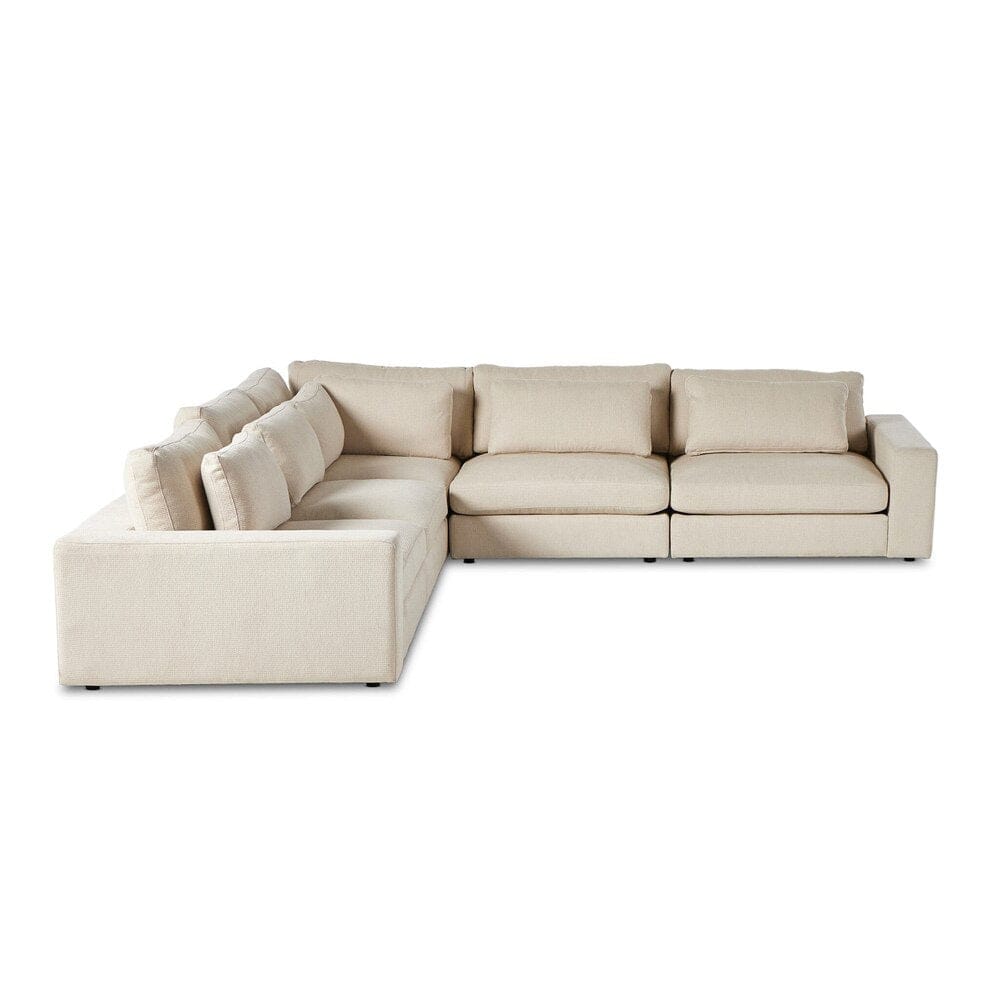 Four Hands - Atelier - Bloor 5-Piece Sectional - Clairmont Ivory - 106171-009 veiw 3