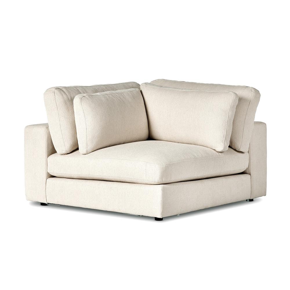 Four Hands - Atelier - Build Your Own: Bloor Sectional - Corner Piece - Clairmont Ivory - 106169-015 veiw 2