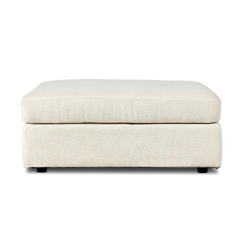 Four Hands - Atelier - Build Your Own: Bloor Sectional - Ottoman - Clairmont Ivory - 106170-014 veiw 3