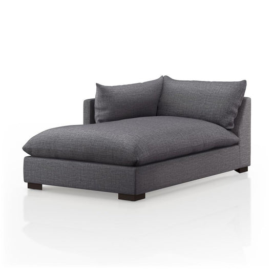 Four Hands - Atelier - Build Your Own: Westwood Sectional - Left Chaise Piece - 43.5in - Bennett Charcoal - 227987-001 veiw 1