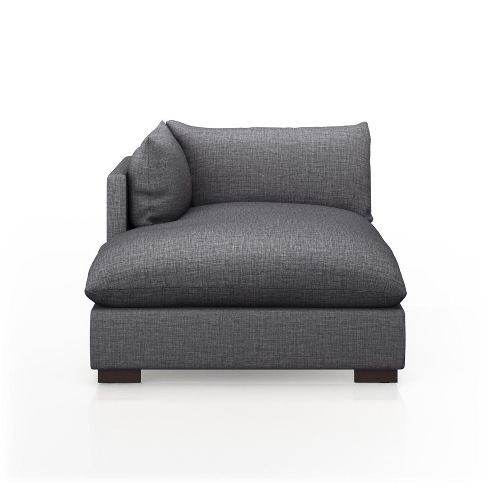 Four Hands - Atelier - Build Your Own: Westwood Sectional - Left Chaise Piece - 43.5in - Bennett Charcoal - 227987-001 veiw 2