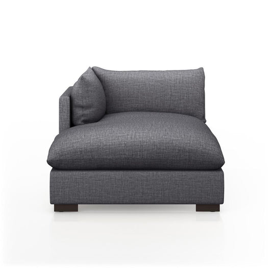 Four Hands - Atelier - Build Your Own: Westwood Sectional - Left Chaise Piece - 43.5in - Bennett Charcoal - 227987-001 veiw 2