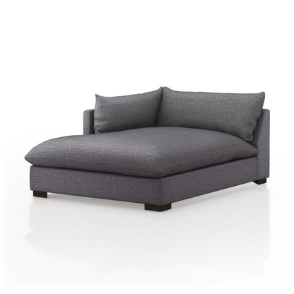 Four Hands - Atelier - Build Your Own: Westwood Sectional - Left Chaise Piece - 51in - Bennett Charcoal - 227988-002 veiw 1