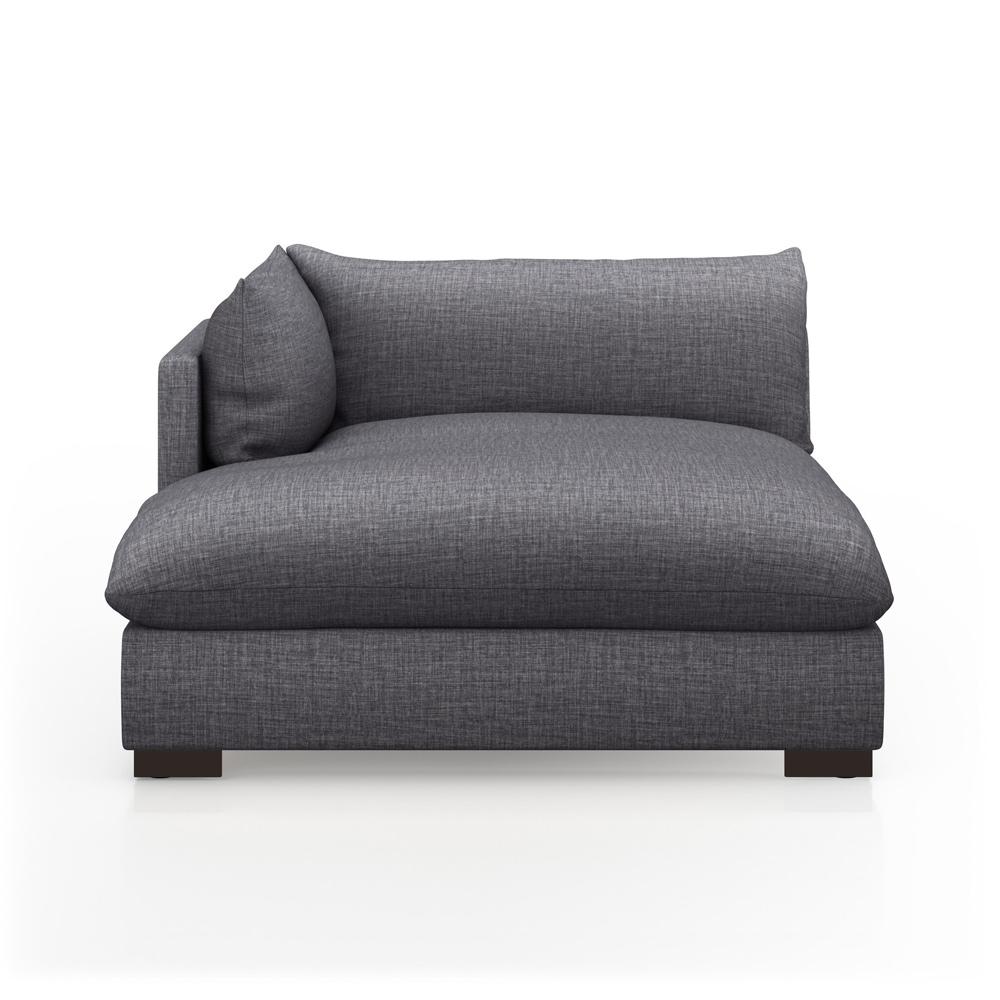 Four Hands - Atelier - Build Your Own: Westwood Sectional - Left Chaise Piece - 51in - Bennett Charcoal - 227988-002 veiw 2