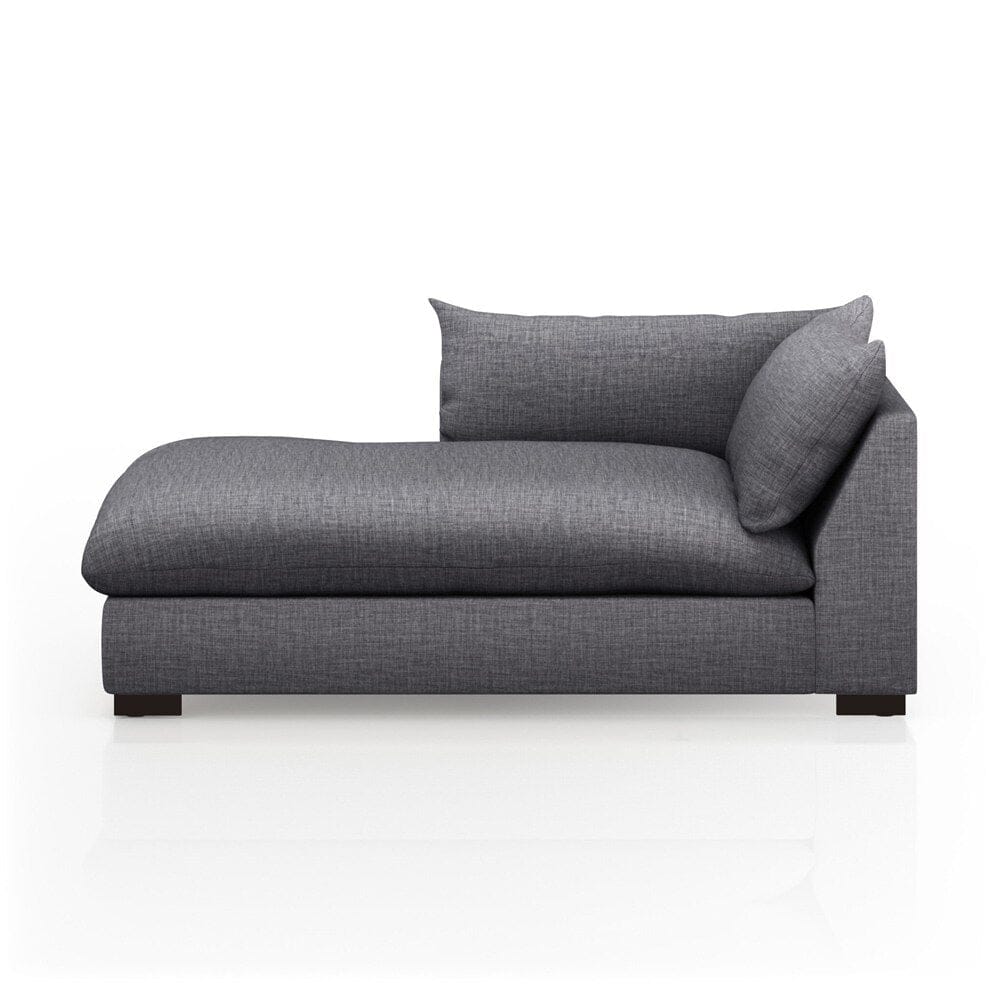 Four Hands - Atelier - Build Your Own: Westwood Sectional - Left Chaise Piece - 51in - Bennett Charcoal - 227988-002 veiw 3