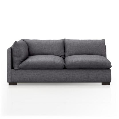 Four Hands - Atelier - Build Your Own: Westwood Sectional - Right Chaise Piece - 43.5in - Bennett Charcoal - 229539-001 veiw 2