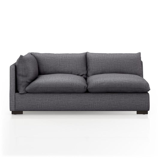 Four Hands - Atelier - Build Your Own: Westwood Sectional - Right Chaise Piece - 43.5in - Bennett Charcoal - 229539-001 veiw 2