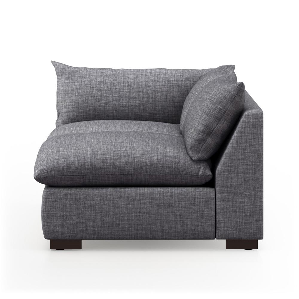 Four Hands - Atelier - Build Your Own: Westwood Sectional - Right Chaise Piece - 43.5in - Bennett Charcoal - 229539-001 veiw 3