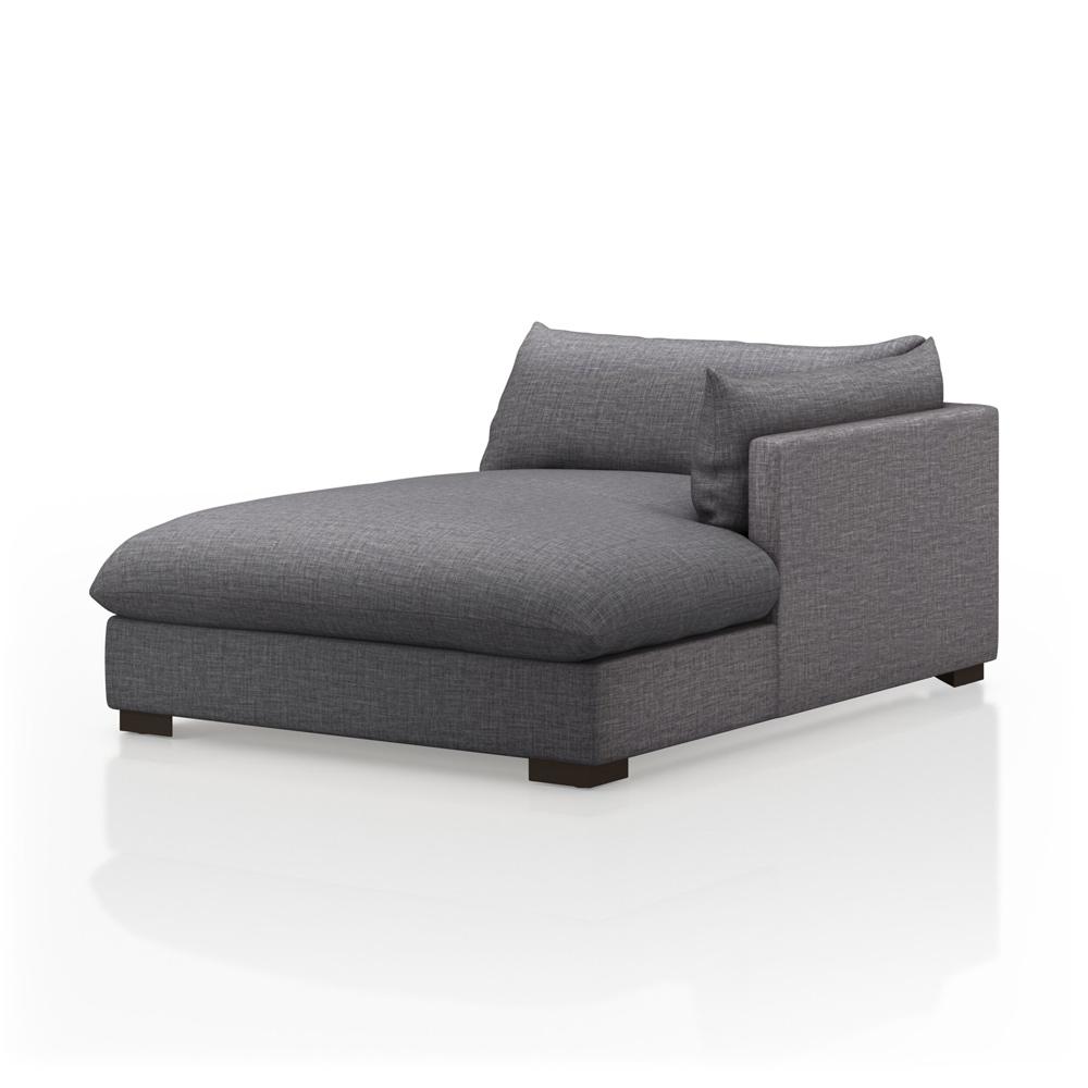Four Hands - Atelier - Build Your Own: Westwood Sectional - Right Chaise Piece - 51in - Bennett Charcoal - 229540-002 veiw 1