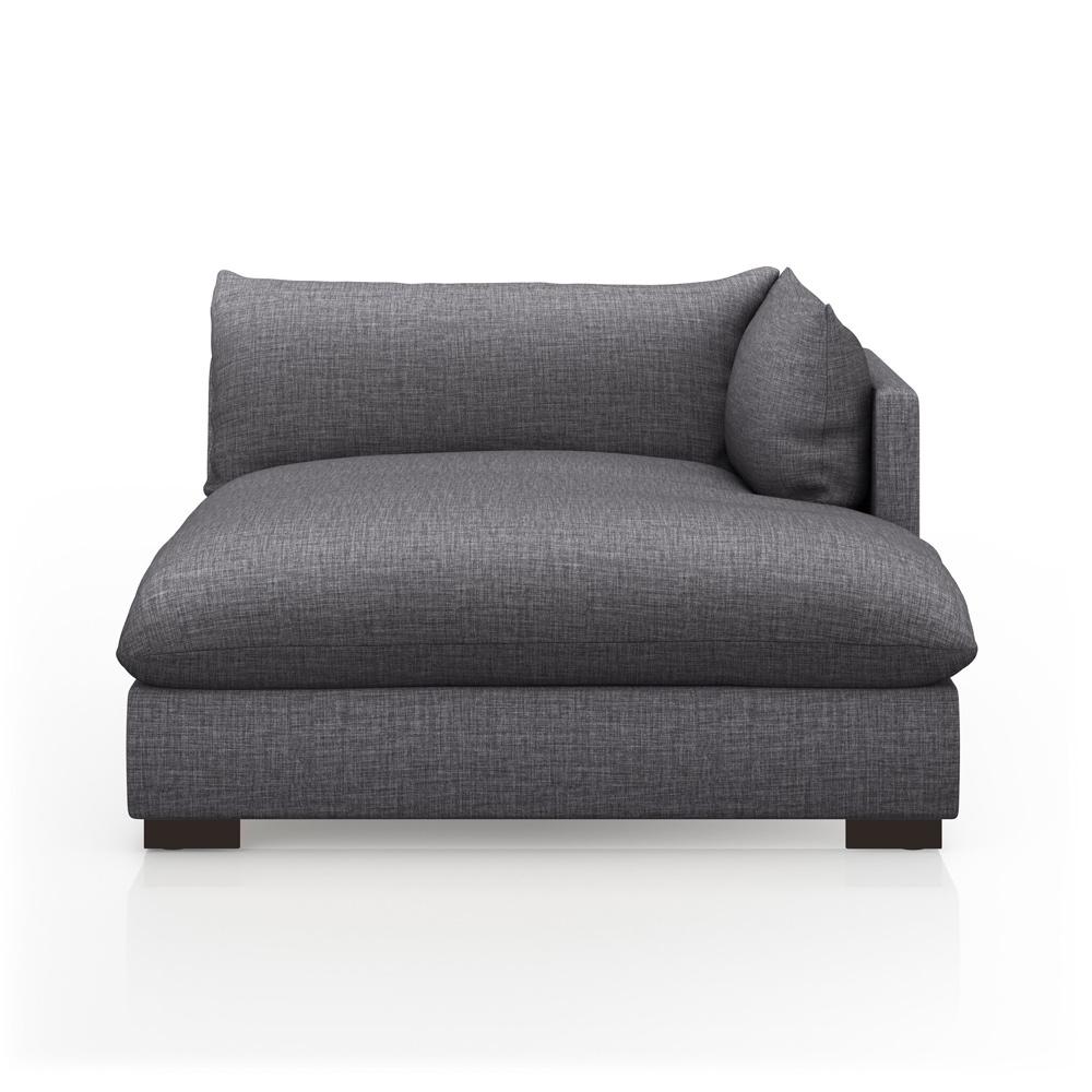 Four Hands - Atelier - Build Your Own: Westwood Sectional - Right Chaise Piece - 51in - Bennett Charcoal - 229540-002 veiw 2