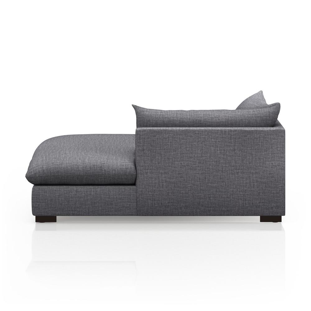 Four Hands - Atelier - Build Your Own: Westwood Sectional - Right Chaise Piece - 51in - Bennett Charcoal - 229540-002 veiw 3