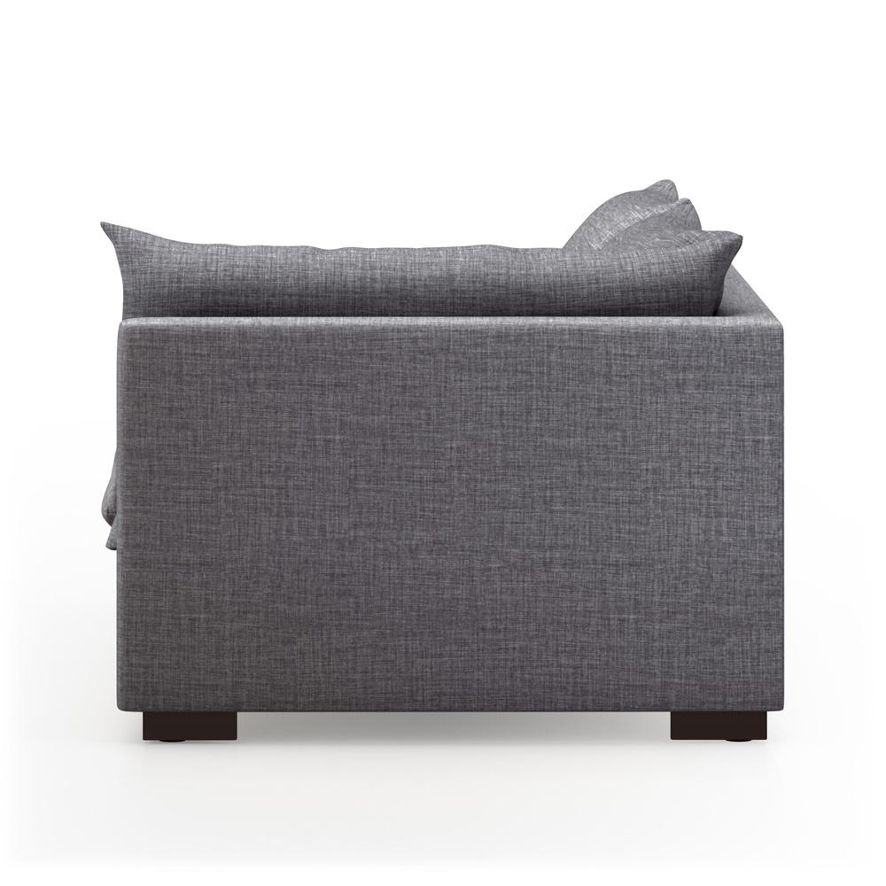 Four Hands - Atelier - Build Your Own: Westwood Sectional - Right Sofa Piece - 71in - Bennett Charcoal - 229543-002 veiw 3