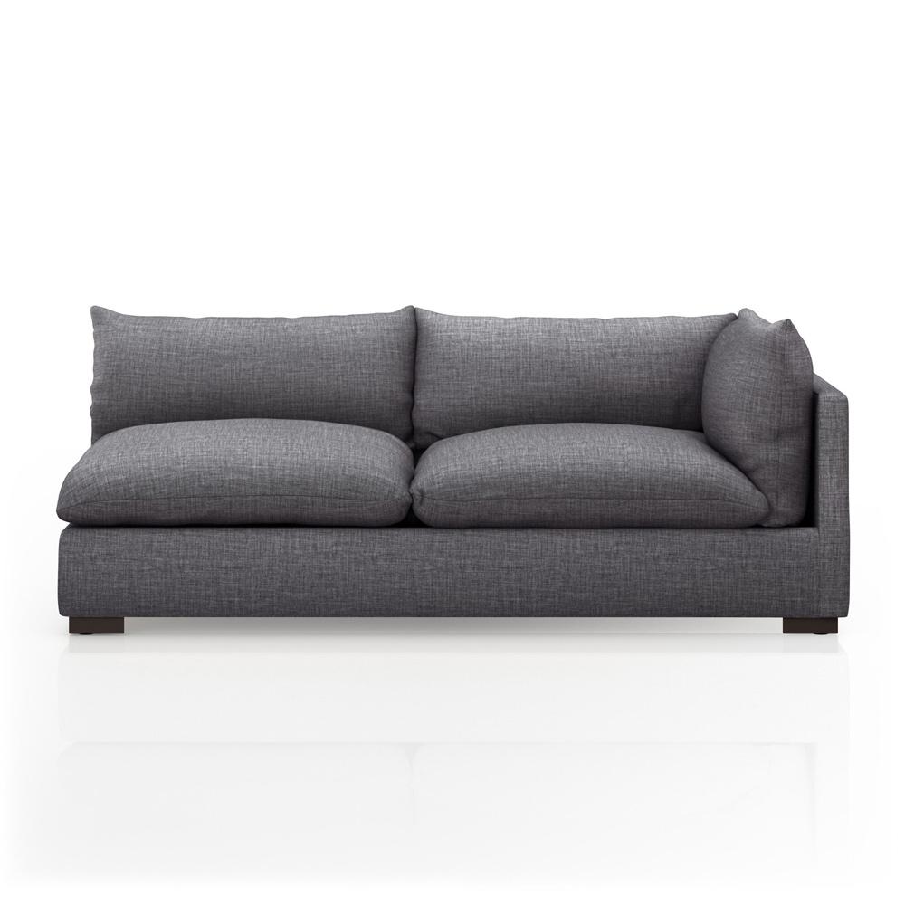 Four Hands - Atelier - Build Your Own: Westwood Sectional - Right Sofa Piece - 82in - Bennett Charcoal - 229541-003 veiw 2
