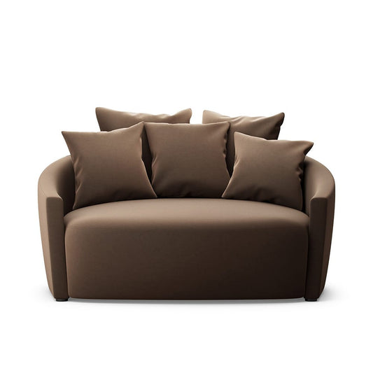 Four Hands - Atelier - Chloe Media Lounger - Crypton Henry Coffee - 102766-014_CLOSEOUT view 2