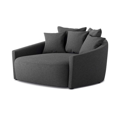 Four Hands - Atelier - Chloe Media Lounger-Gibson Smoke - 102766-004 veiw 1