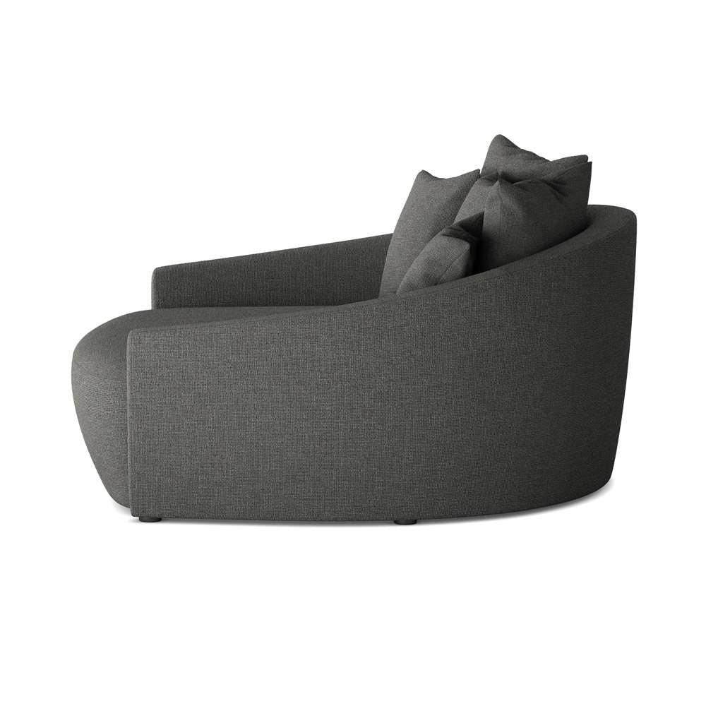 Four Hands - Atelier - Chloe Media Lounger-Gibson Smoke - 102766-004 veiw 4