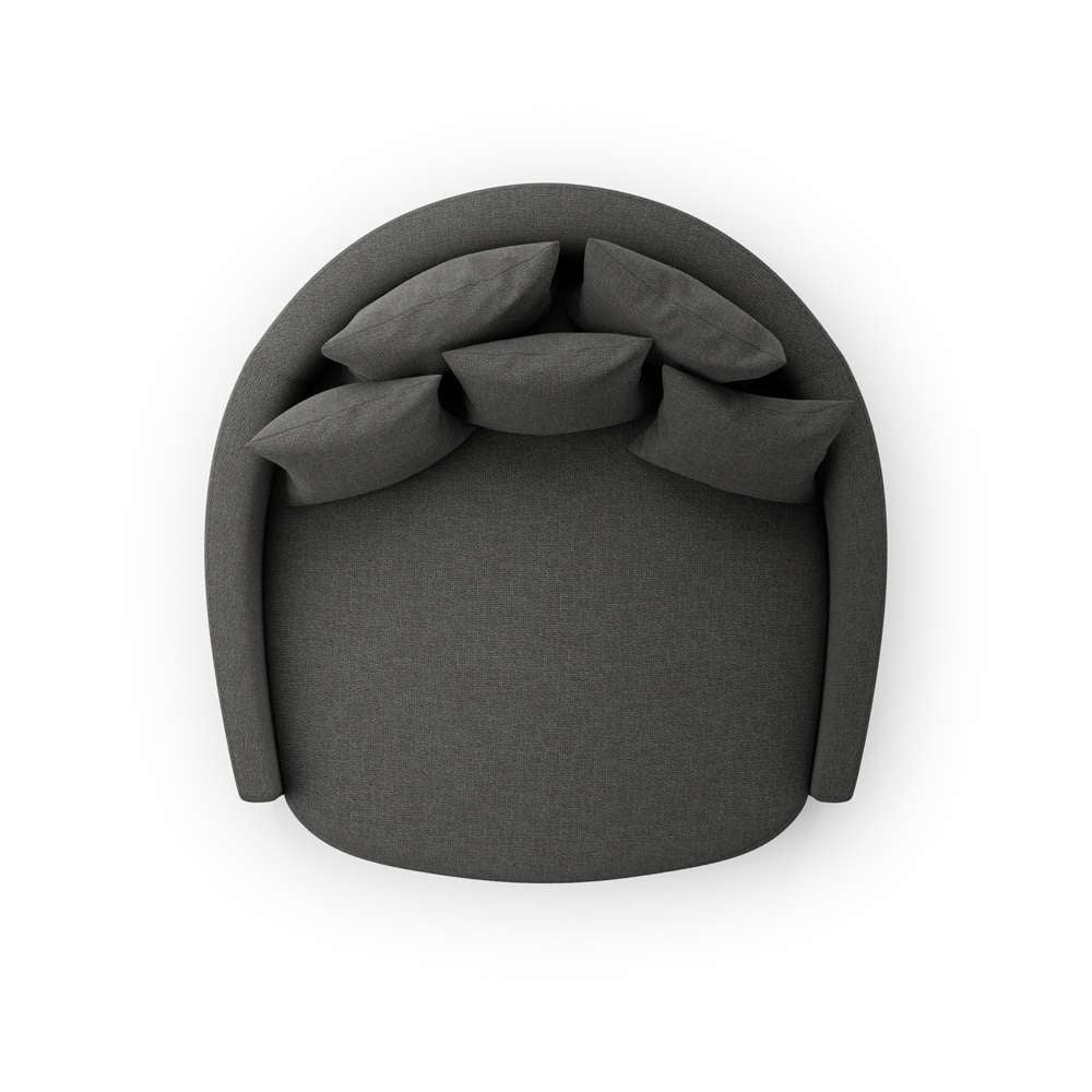 Four Hands - Atelier - Chloe Media Lounger-Gibson Smoke - 102766-004 veiw 5