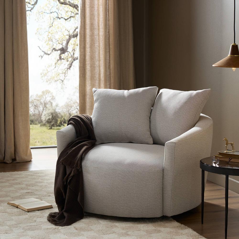 Four Hands - Atelier - Chloe Swivel Chair-Delta Bisque - 228290-001 veiw 10
