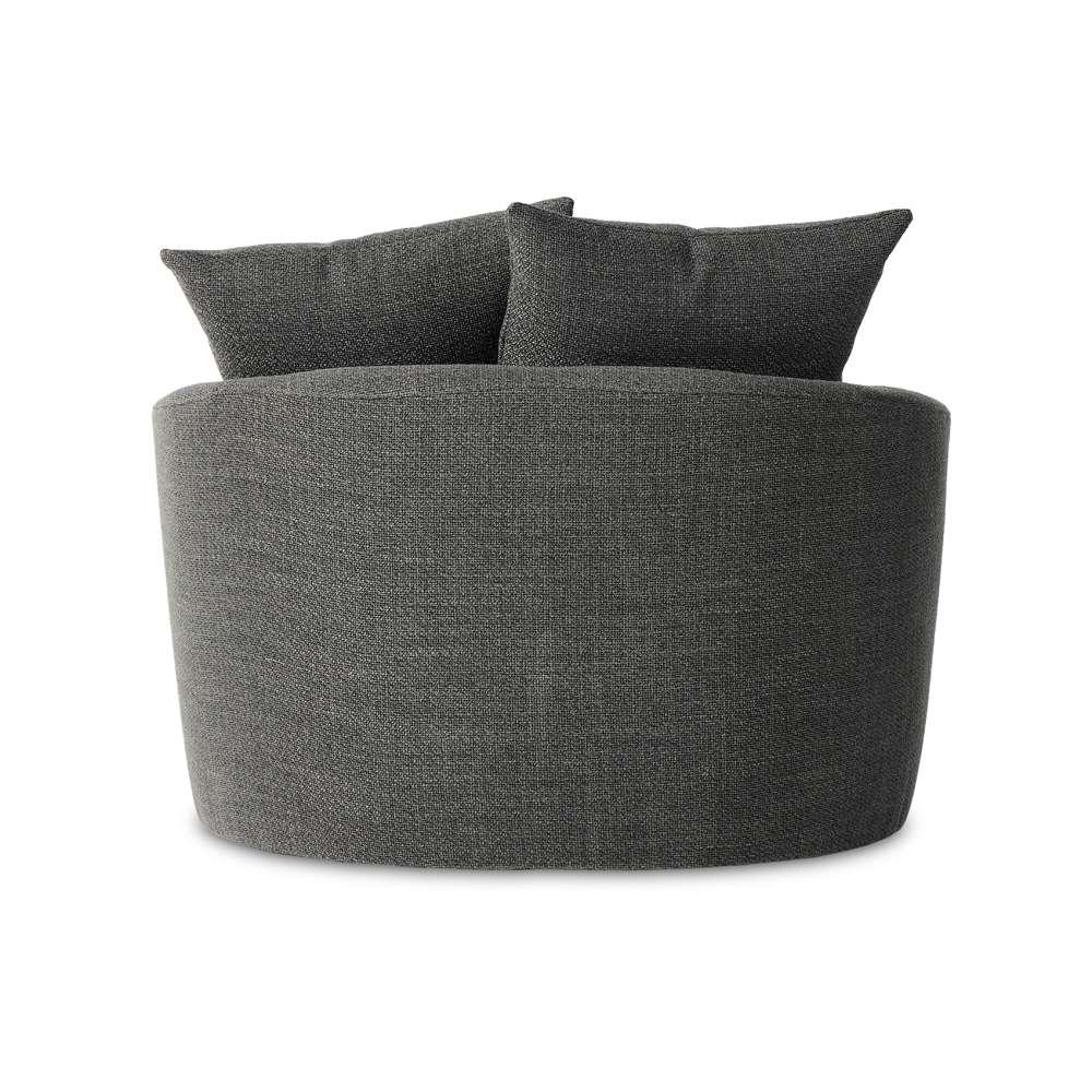 Four Hands - Atelier - Chloe Swivel Chair-Gibson Smoke - 228290-002 veiw 5