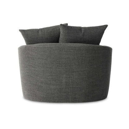 Four Hands - Atelier - Chloe Swivel Chair-Gibson Smoke - 228290-002 veiw 5