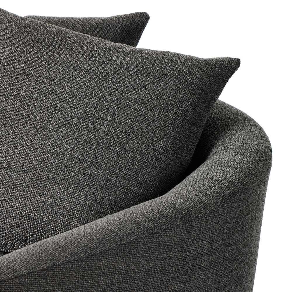 Four Hands - Atelier - Chloe Swivel Chair-Gibson Smoke - 228290-002 veiw 7