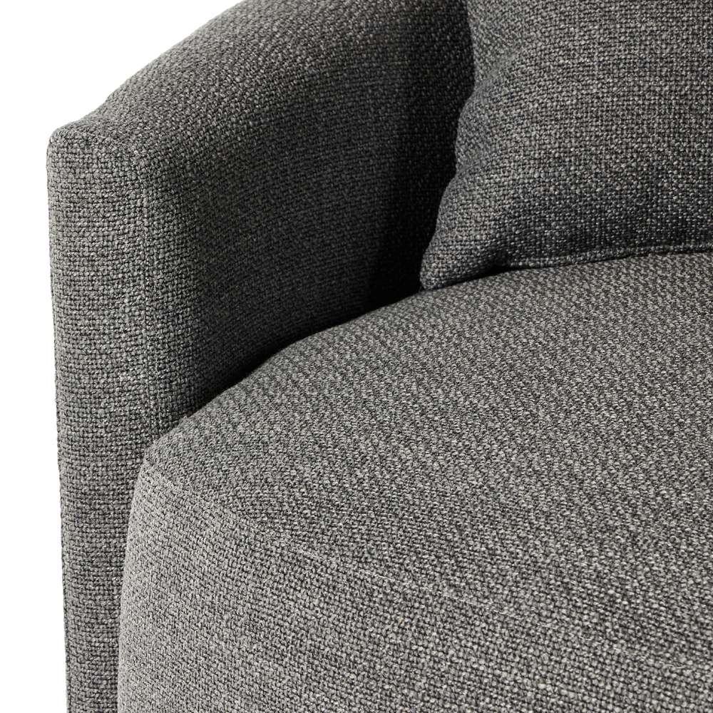 Four Hands - Atelier - Chloe Swivel Chair-Gibson Smoke - 228290-002 veiw 9