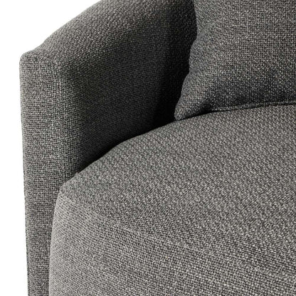 Four Hands - Atelier - Chloe Swivel Chair-Gibson Smoke - 228290-002 veiw 9
