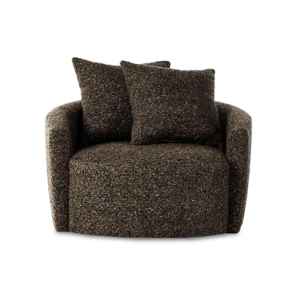 Four Hands - Atelier - Chloe Swivel Chair-Ivan Granite - 228290-005 veiw 3