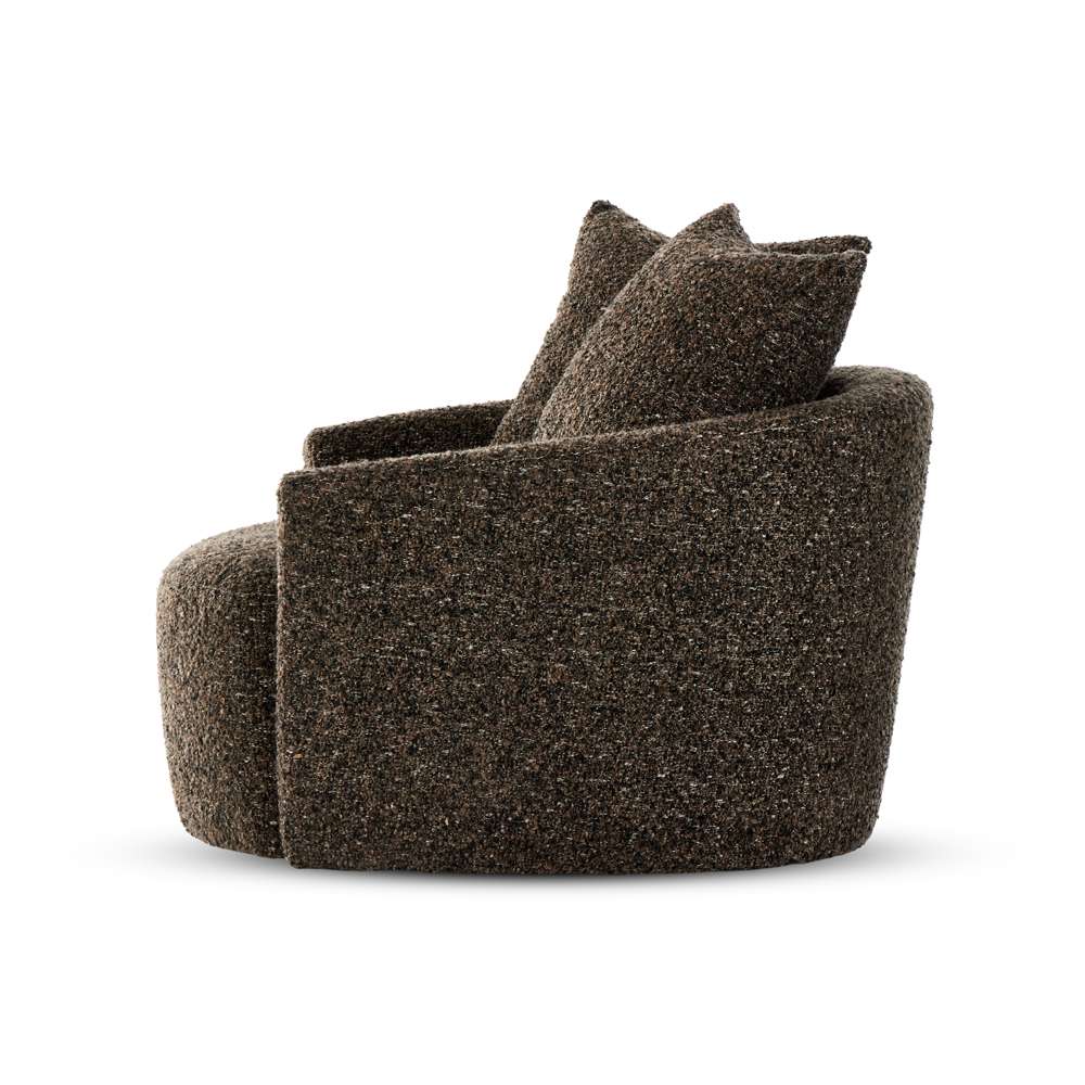 Four Hands - Atelier - Chloe Swivel Chair-Ivan Granite - 228290-005 veiw 4