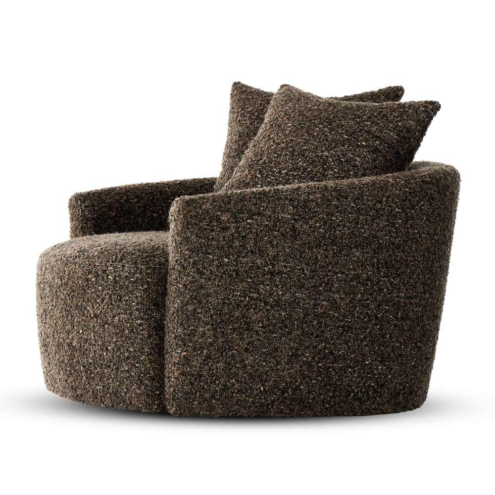 Four Hands - Atelier - Chloe Swivel Chair-Ivan Granite - 228290-005 veiw 10